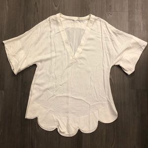 Kit & Ace Scalloped Tunic
